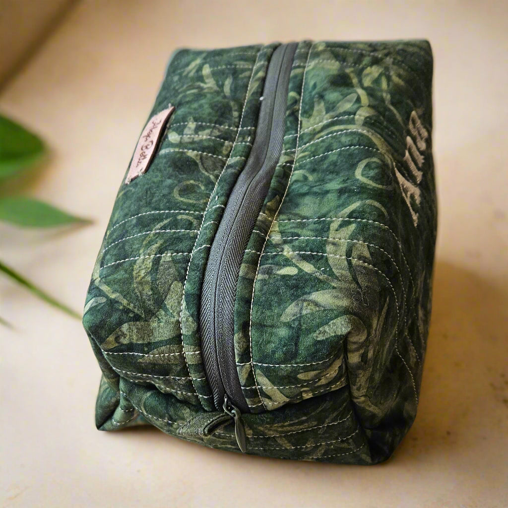 Small Quilted Cosmetic Bag