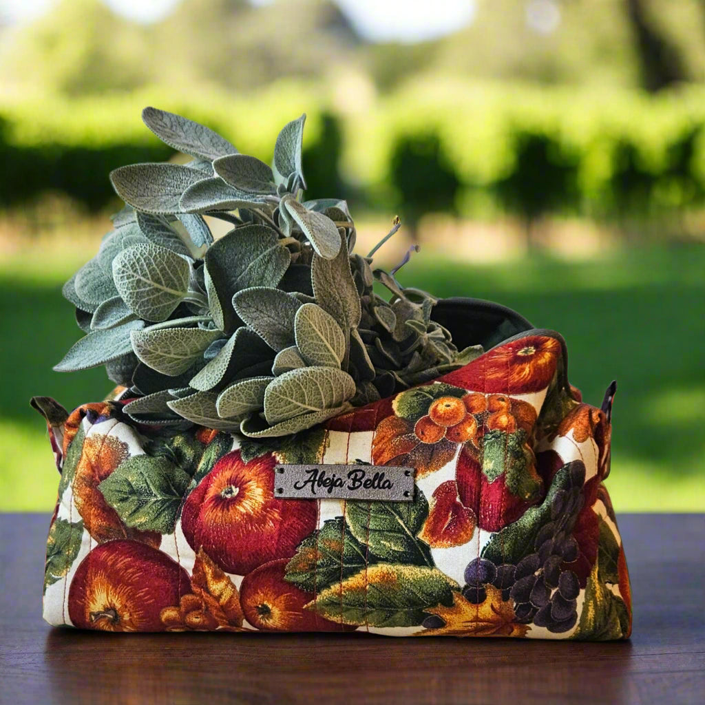 Large Quilted Cosmetic Bag