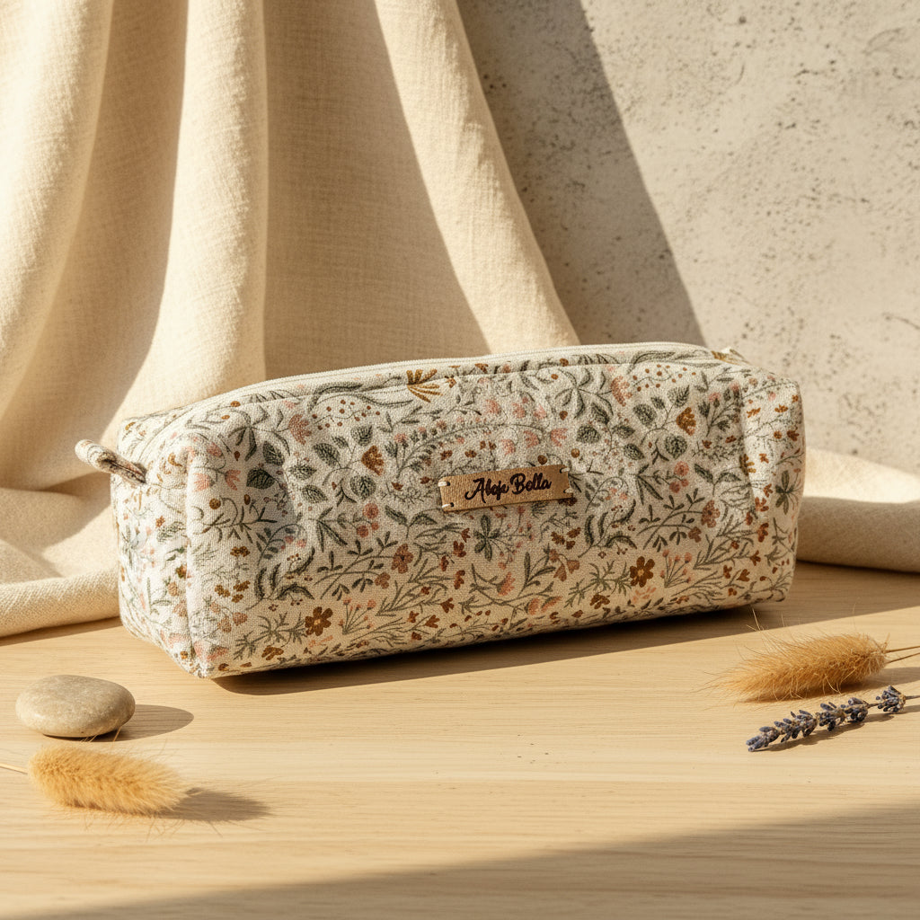 Medium Quilted Cosmetic Bag