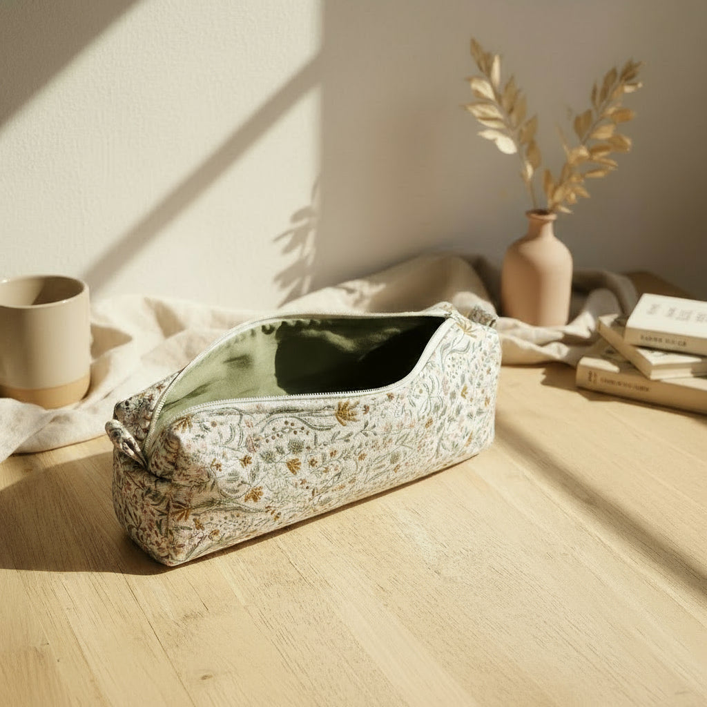 Medium Quilted Cosmetic Bag