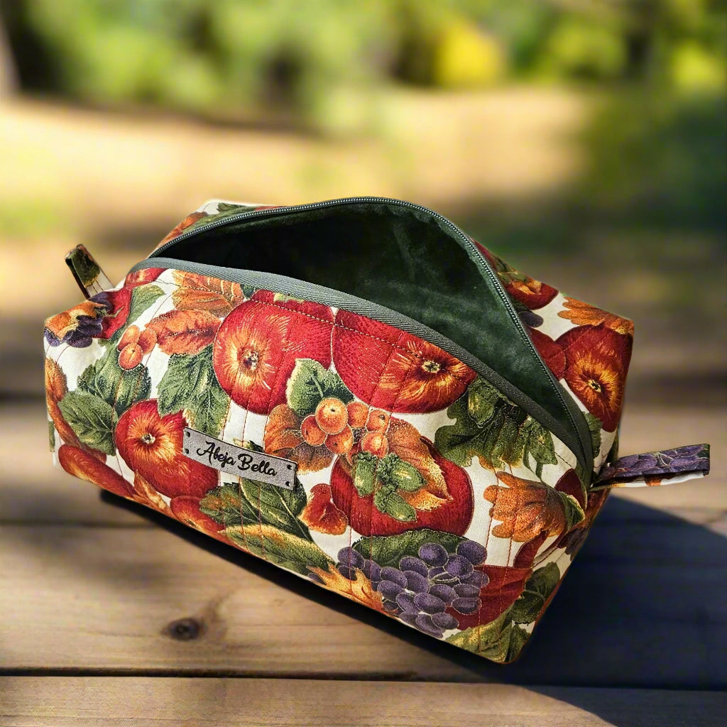 Medium Quilted Cosmetic Bag