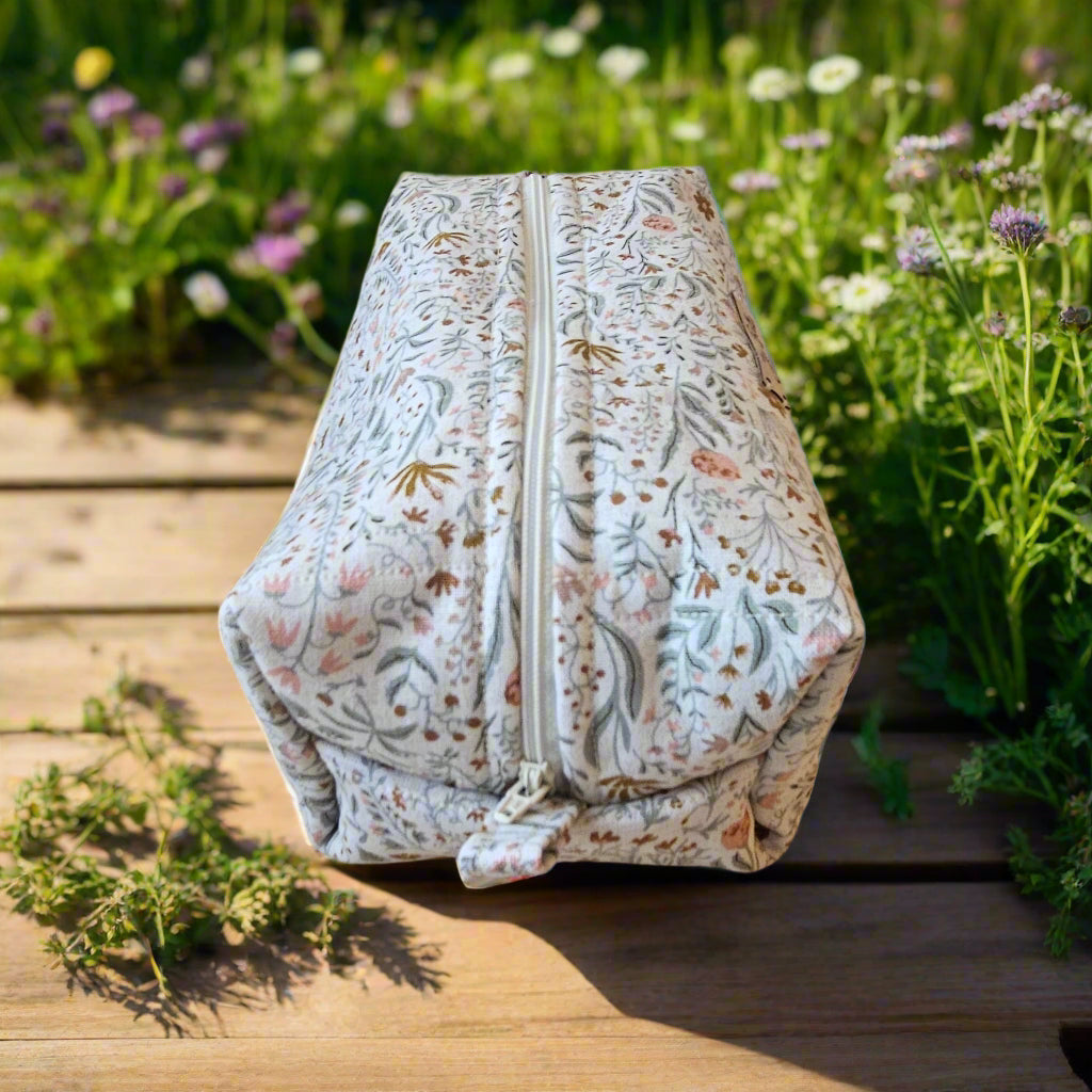 Large Quilted Cosmetic Bag