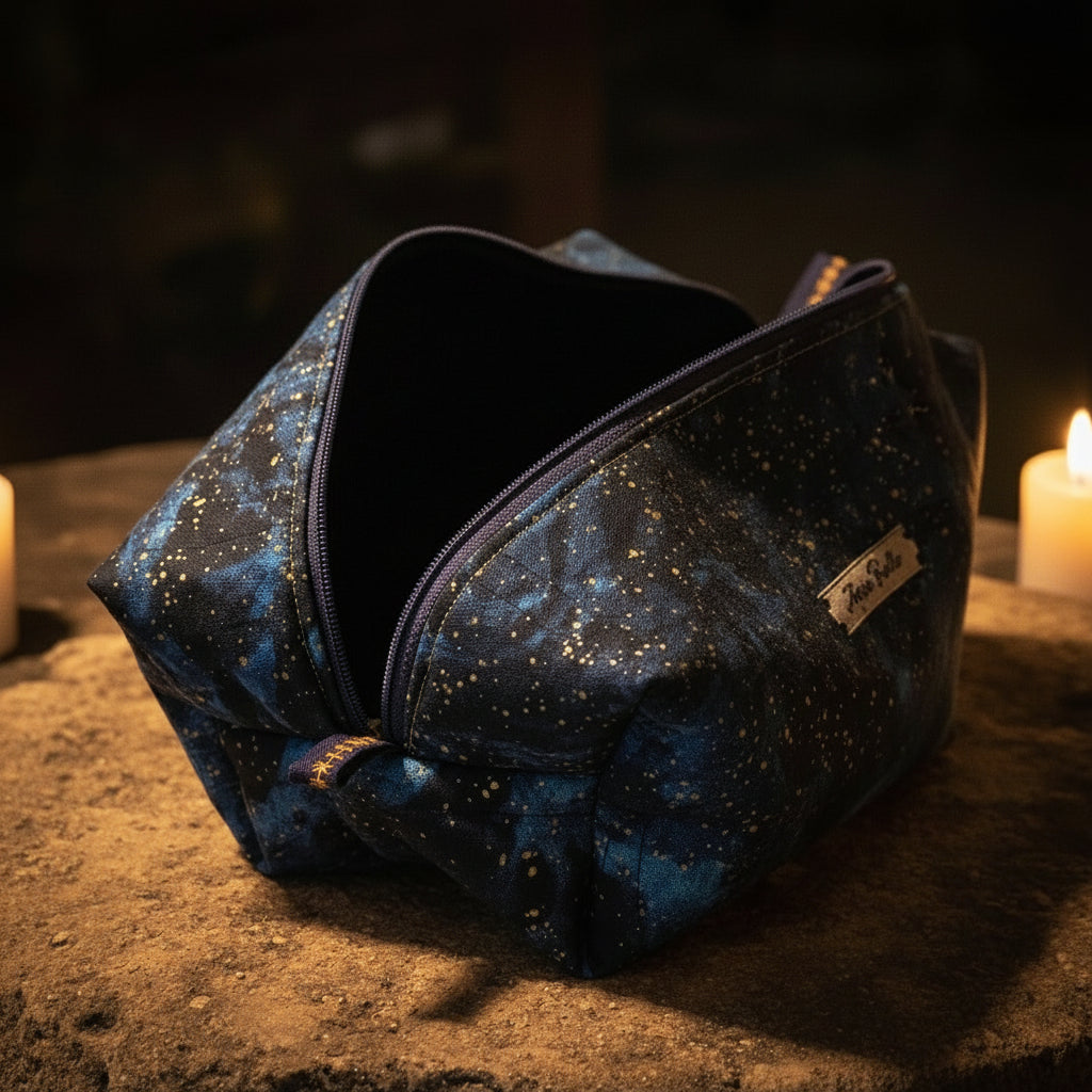 Small Quilted Cosmetic Bag