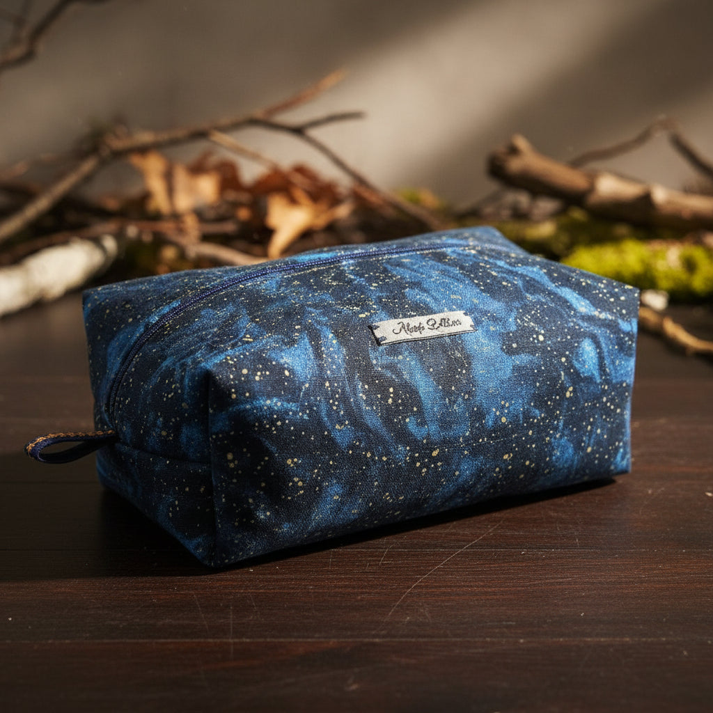 Small Quilted Cosmetic Bag