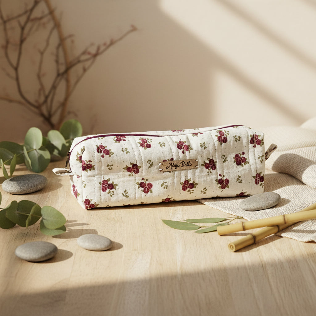 Medium Quilted Cosmetic Bag