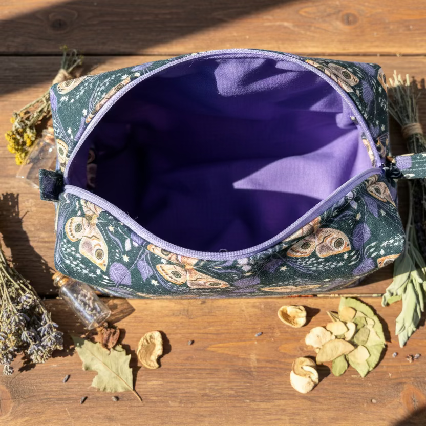 Medium Quilted Cosmetic Bag