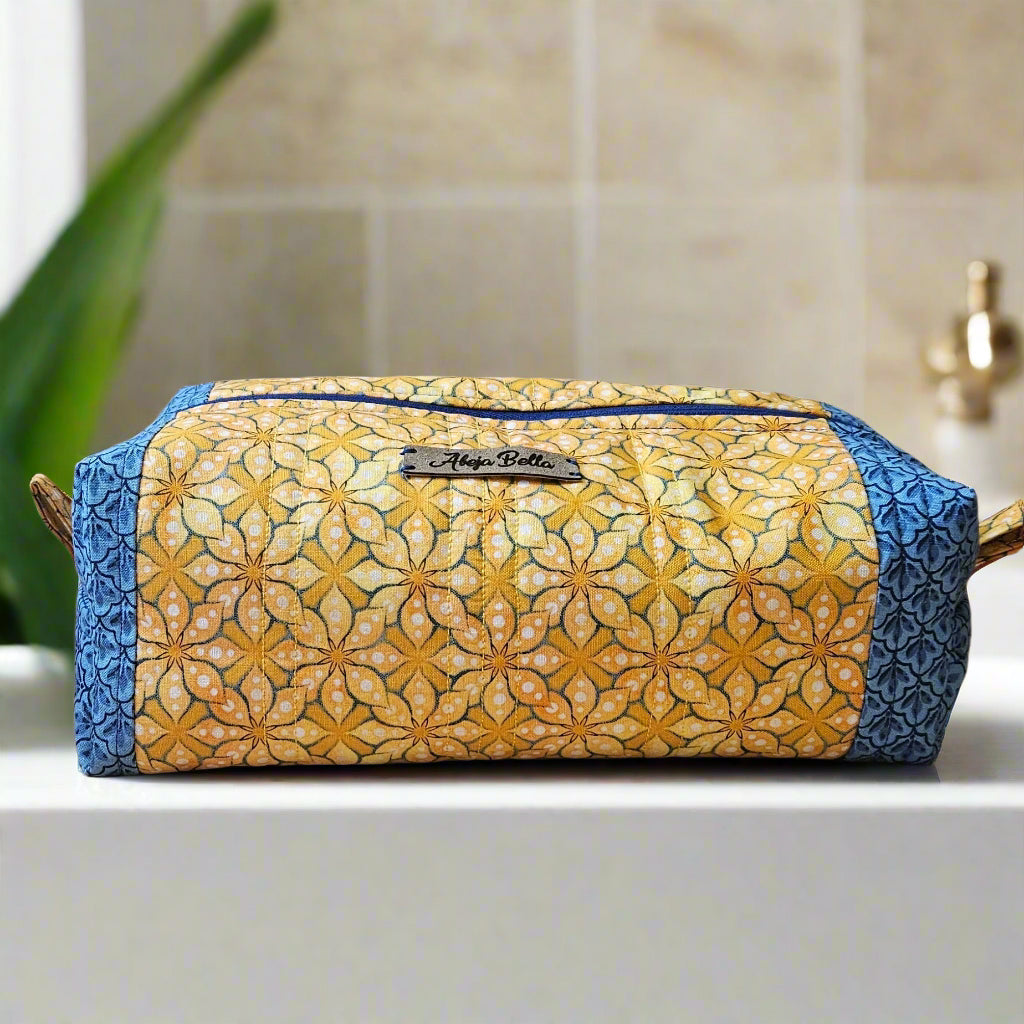 Medium Quilted Cosmetic Bag