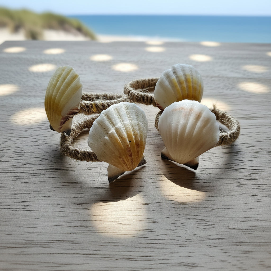 Shell napkin rings