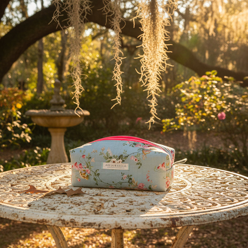 Large Quilted Cosmetic Bag